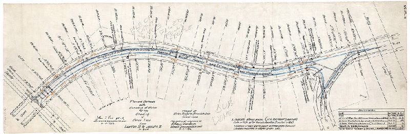 Plan, Plan and estimate with schedule of stakes for the grading of Green Lane from Lawnton St. to Jannette St., Jan. 8. 1936. Project of Works Progress Administration Federal Funds, for the Bureau of Highways by Charles G. Mathews, District Engineer (6th Dist.), 3-5-1936
