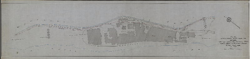 Plan, Plan showing location of buildings etc. between Manayunk Canal and Schuylkill River north west of Fountain Street, Twenty-first Ward. February 19, 1919. K. W. Granlund, Surveyor and Regulator of the Eighth District. 