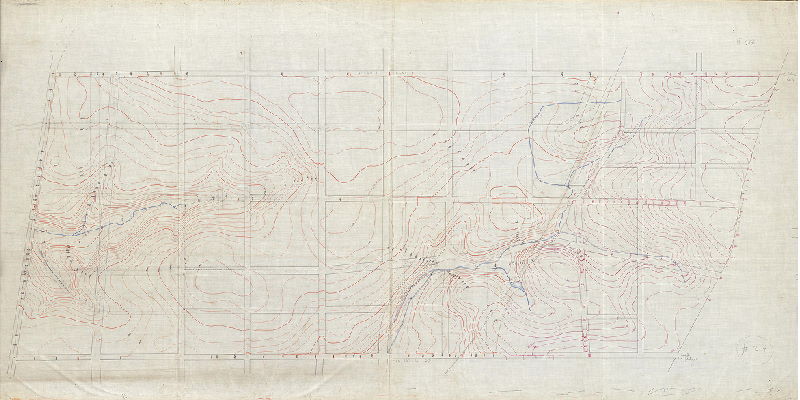 Plan, [No title. Topography of City Plan 214]