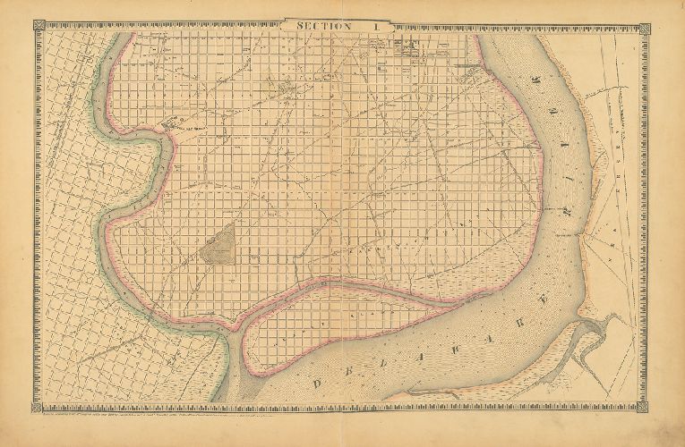 Section 1, Smedley's Atlas of the City of Philadelphia