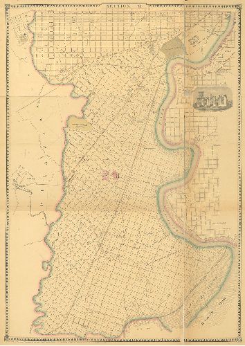 Section 9, Smedley's Atlas of the City of Philadelphia