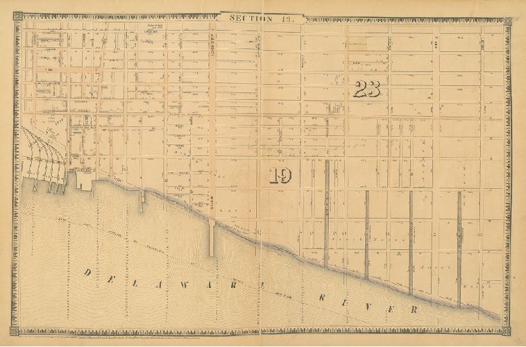 Section 13, Smedley's Atlas of the City of Philadelphia