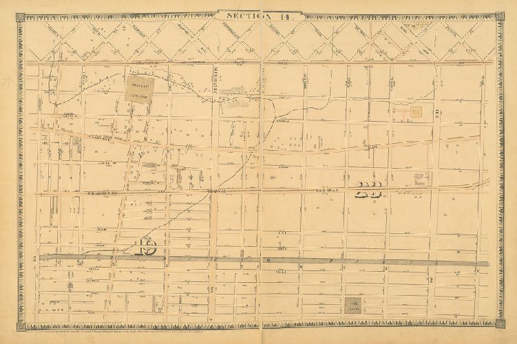 Section 14, Smedley's Atlas of the City of Philadelphia
