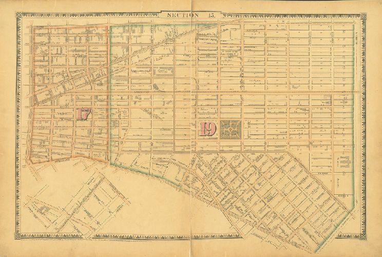 Section 15, Smedley's Atlas of the City of Philadelphia