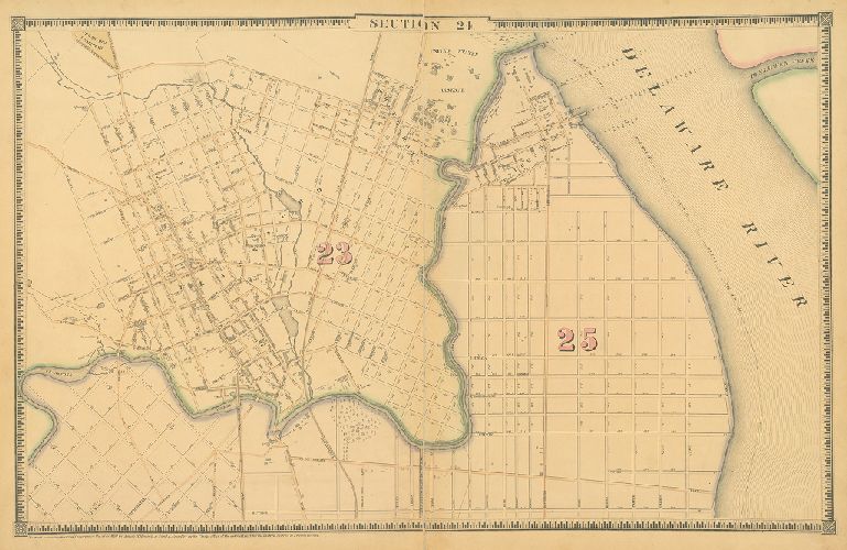Section 24, Smedley's Atlas of the City of Philadelphia