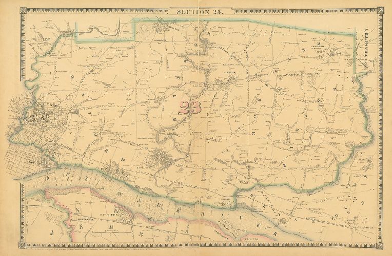 Section 25, Smedley's Atlas of the City of Philadelphia