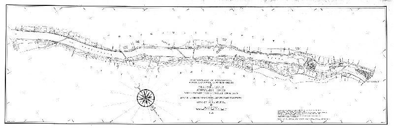 Plan (adjusted), Commonwealth of Pennsylvania, Water and Power Resources board. Channel lines, Schuylkill River, Wissahickon Creek to Flat Rock Dam in Lower Merion Township, Montgomery County and City of Philadelphia