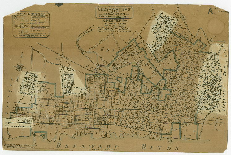Map Index, Chester, Pa., Delaware County.