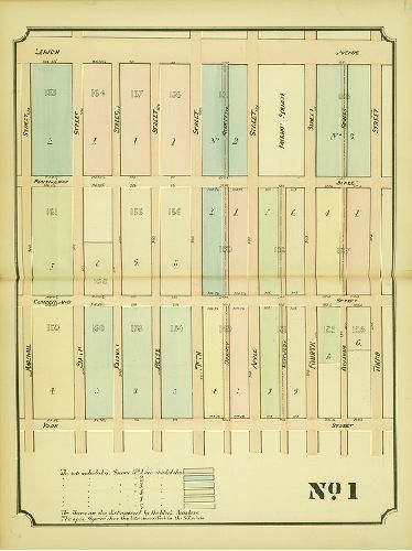 Plate 1, Maps Illustrating the Partition of the Fair Hill Estate