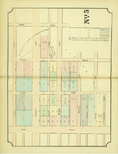 Plate 5, Maps Illustrating the Partition of the Fair Hill Estate