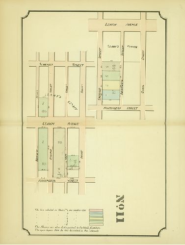 Plate 11, Maps Illustrating the Partition of the Fair Hill Estate