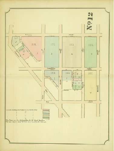 Plate 12, Maps Illustrating the Partition of the Fair Hill Estate