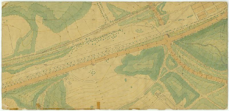 Section 18, Topographical Plan of Fairmount Park