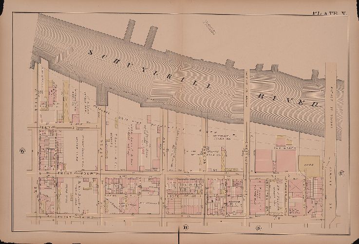 Plate V, Atlas of the City of Philadelphia, 1885