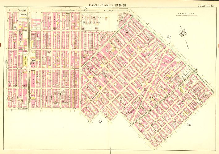 Plate 16, Atlas of the City of Philadelphia