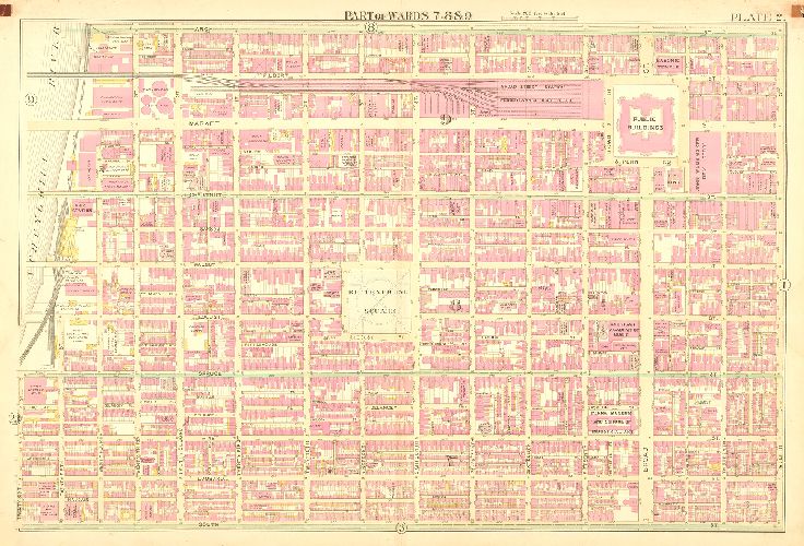 Plate 2, Atlas of the City of Philadelphia