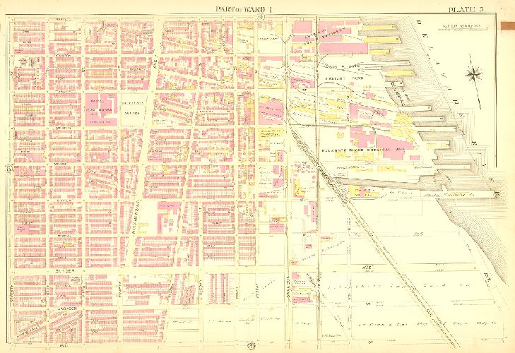 Plate 5, Atlas of the City of Philadelphia