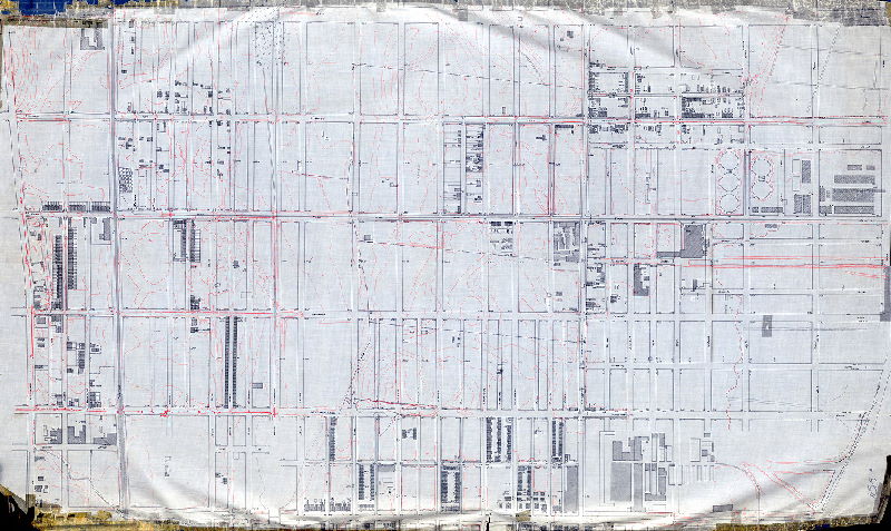 Plan, [No title. Topography of City Plan 188], 1888 ca.