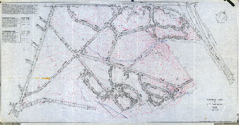 Plan, Compiled plan of City Plan No. 190, 52nd Ward Philadelphia, 1968