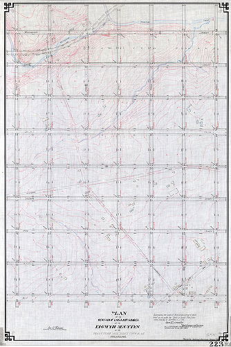Plan, Plan of the revision of lines and grades of the Eighth Section of the Thirty-third late Twenty-fifth Ward Philadelphia [Ordinance June 23, 1884; confirmed Sept. 3, 1889], 1889