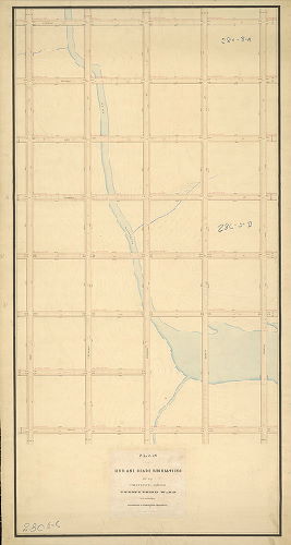 Plan, Plan of the line and grade regulations of the Twenty-fifth Section of the Twenty-third Ward, Philadelphia [Resolution Dec. 13, 1873; no confirmation date], 1873 ca