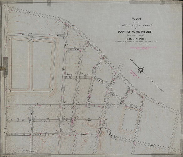 Plan, Plan of the revision of lines and grades of part of Plan No. 296, Twenty-first Ward, Philadelphia. [Ordinance Dec. 8. 1892; portion below Shawmont Ave. confirmed Aug. 7, 1893], 1893