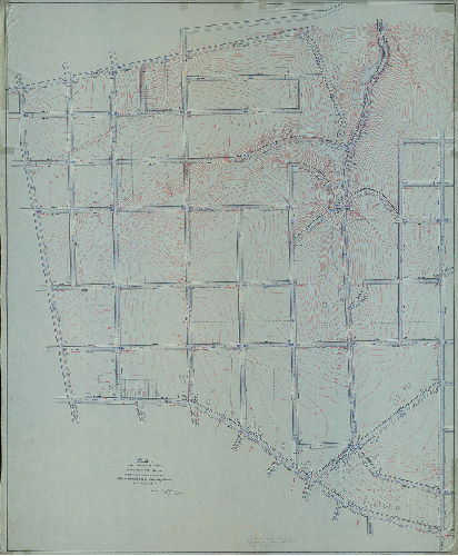 Plan, Plan of the survey and regulation of the Twenty-first Section, Twenty-first Ward, Philadelphia. [Ordinance April 5, 1876; Summit Ave. confirmed April 3, 1916; copy of plan made ca. 1900], 1876 ca.
