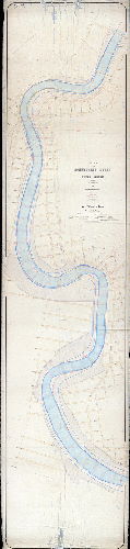 Plan, Plan of the Schuylkill River below South Street showing low water line and street connections [and] Port Wardens Lines on the Schuylkill River [Ordinance Dec. 19, 1877; approved by the United States Advisory Board of the Philadelphia Harbor Commission Oct. 15, 1883; confirmed by Board of Surveyors Oct.15,1883 and by Councils ordinance March 8,1884] , 1883