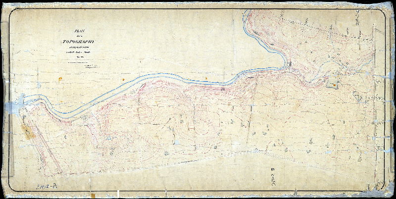 Plan, Plan showing topography, Twenty-sixth section, Twenty-first Ward [Resolution June 20, 1881; no confirmation date], 1881 ca.