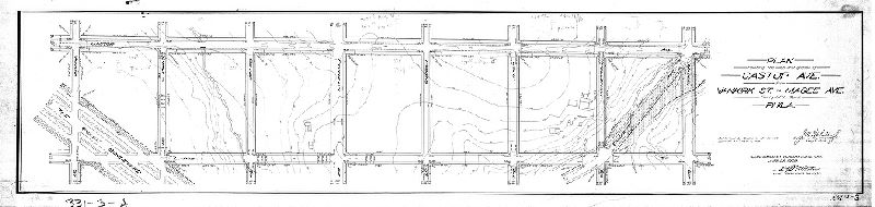 Plan, Plan revising the lines and grades of Castor Ave. from Vankirk St. to Magee Ave., Thirty-fifth Ward, Phila. [Ordinance Nov. 4, 1908; survey returned May 21, 1909; confirmed June 28, 1909], 1909