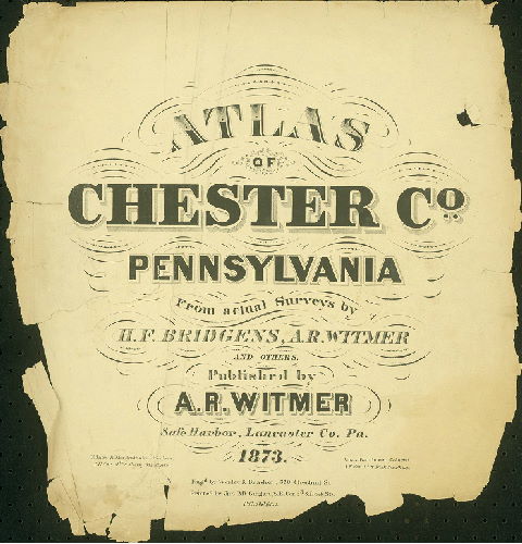 Title Page, Atlas of Chester County, Pennsylvania, 1873