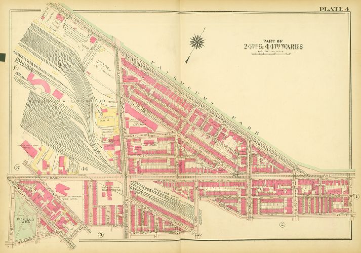 Plate 4, Atlas of the City of Philadelphia (West Philadelphia), 1927
