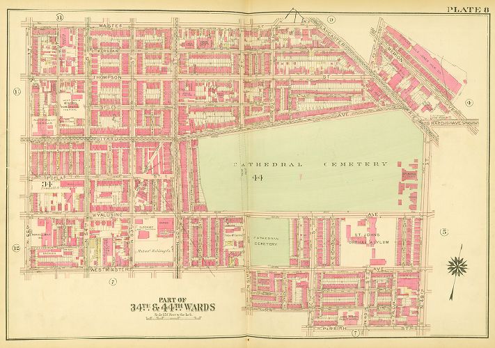 Plate 8, Atlas of the City of Philadelphia (West Philadelphia), 1927