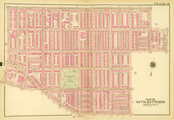 Plate 11, Atlas of the City of Philadelphia (West Philadelphia), 1927