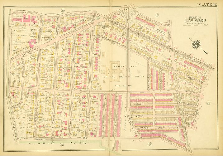 Plate 16, Atlas of the City of Philadelphia (West Philadelphia), 1927