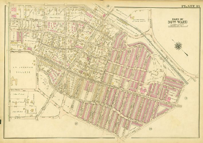Plate 18, Atlas of the City of Philadelphia (West Philadelphia), 1927