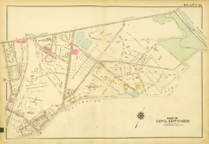 Plate 19, Atlas of the City of Philadelphia (West Philadelphia), 1927