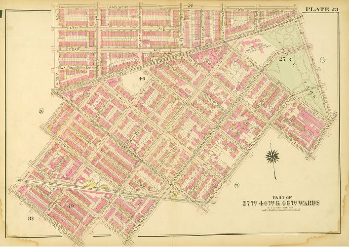 Plate 23, Atlas of the City of Philadelphia (West Philadelphia), 1927