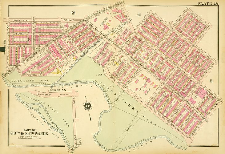 Plate 29, Atlas of the City of Philadelphia (West Philadelphia), 1927