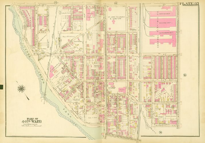 Plate 35, Atlas of the City of Philadelphia (West Philadelphia), 1927