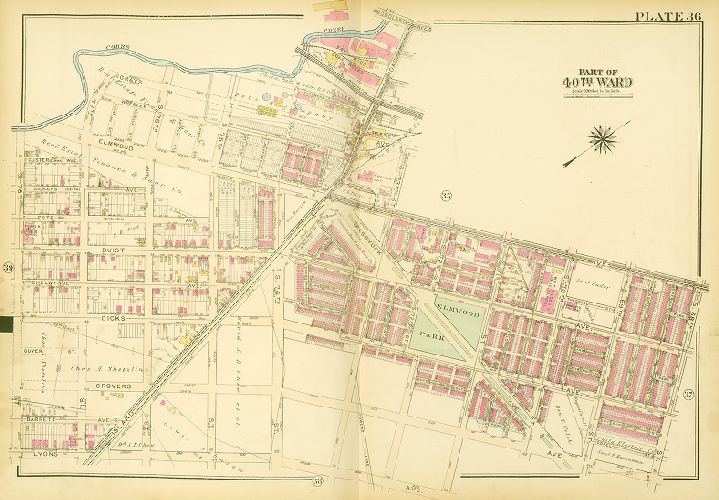 Plate 36, Atlas of the City of Philadelphia (West Philadelphia), 1927