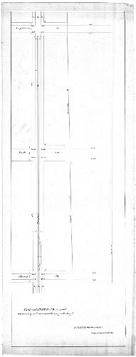 Plan, Plan and profile of the proposed extension of the "Continental Passenger Railway." [On reverse: "Extension of Continental Railway on 20th St. from Norris St. to Susquehanna Ave."], 1878
