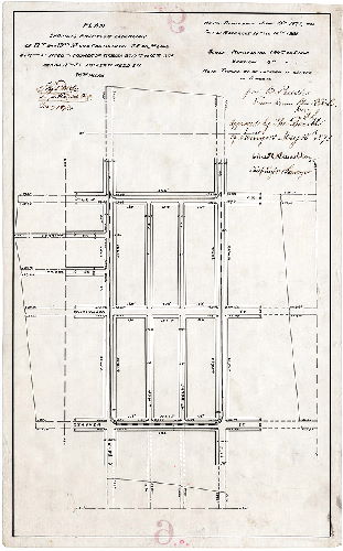 Plan, Plan showing proposed extension of 17th and 19th St. and Continental P.R.W. Cos. line on 17th St., Reed to Tasker St, Tasker St., 17th to 18th Sts., and on 18th St., Tasker to Reed Sts. 26th Ward. [Survey returned and approved by Board of Surveyors May 18, 1891], 1891
