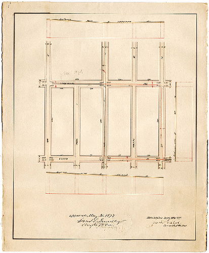 Plan, [No title. Passenger railway tracks in 11th and 12th Sts. and in Susquehanna and Diamond Sts. between 11th and 13th sets. Survey returned April 20, 1877; approved May 21, 1877], 1877