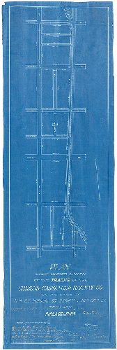 Plan, Plan showing proposed extension of the tracks of the Citizens Passenger Railway Co. on the lines of 11th St., Indiana Ave., Germ'tn. [Germantown] Ave. and 10th St., 28th Ward, Philadelphia [Survey returned June 1890; confirmed Oct. 6 and Dec. 15, 1890], 1890