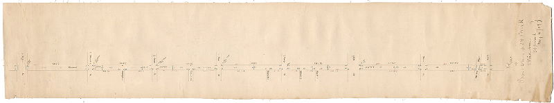 Plan, Plan of proposed extension of 2nd & 3rd St. RR to Bridesburg, approved May 16, '59, 1859