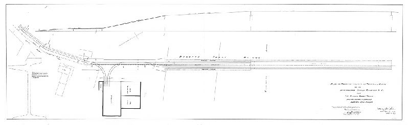 Plan, Plan of proposed location of tracks and curves of the Southwestern Street Passenger Ry. Co. over the Penrose Ferry Bridge and the southwest approach, Fortieth Ward, Philad'a. [Approved by Board of Surveyors March 6, 1899], 1899