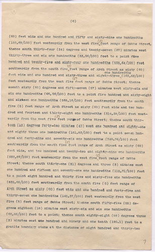 p. 7, ZZ. Report of Commission to ascertain boundary lines between Philadelphia and Delaware Counties. Filed Jan. 20, 1905, 1905