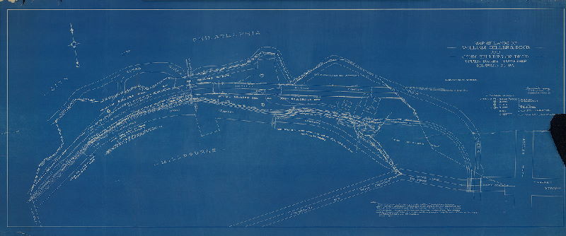 Plan (alternate image), Map of lands of William Sellers, dec'd. and John Sellers Jr. dec'd. Upper Darby Township, Delaware Co. Pa., 1922