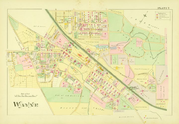 Plate 7, Atlas of Delaware County, 1892